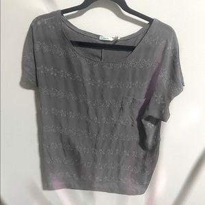 Kimchi Blue sheer embroidered Shirt